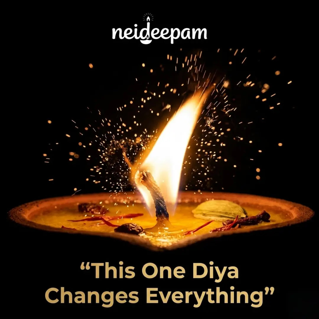 SSC® Punya Cow Ghee Deepam, Handmade, Natural, Ready to Use